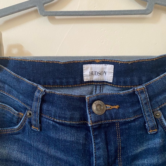 Hudson Krista Super Skinny Jeans Size 27 Dark Wash Stretch Denim - Picture 2 of 7